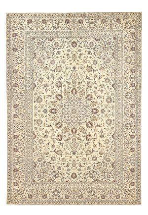 Dywan perski - Keshan - 349 x 235 cm - piaskowy