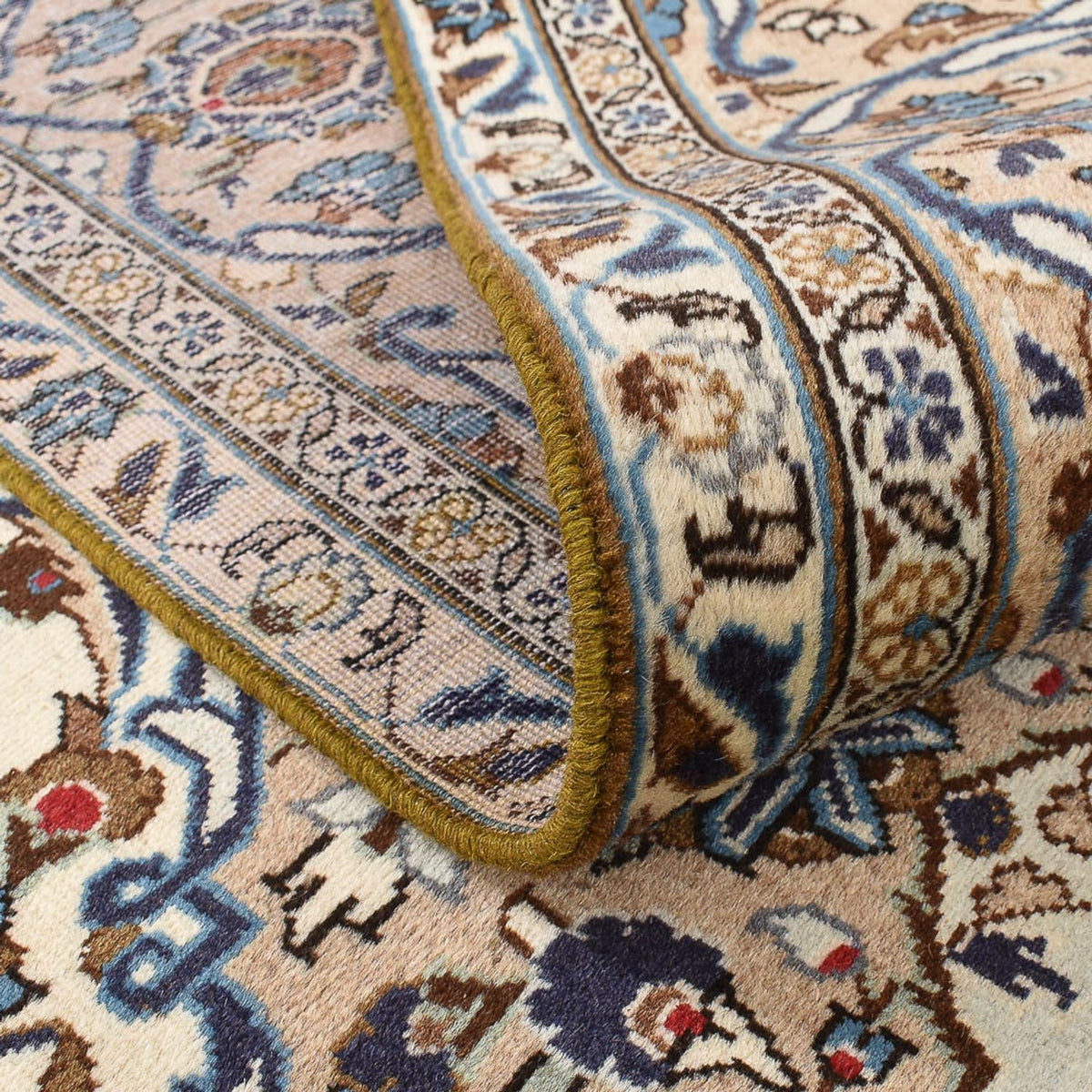 Dywan perski - Keshan - 345 x 235 cm - piaskowy