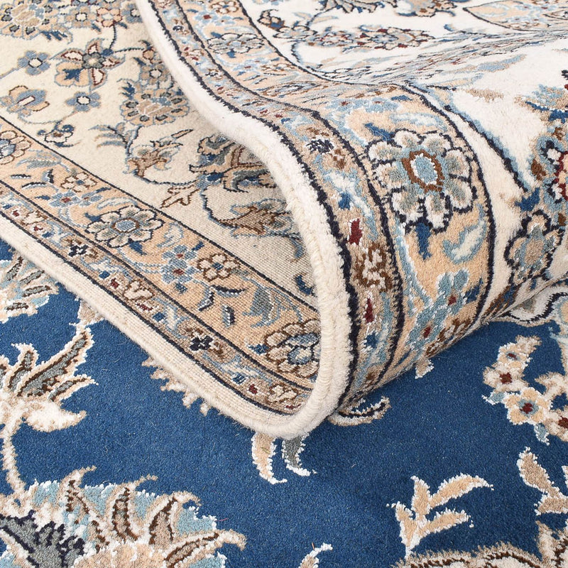 Dywan perski - Nain - 293 x 244 cm - niebieski