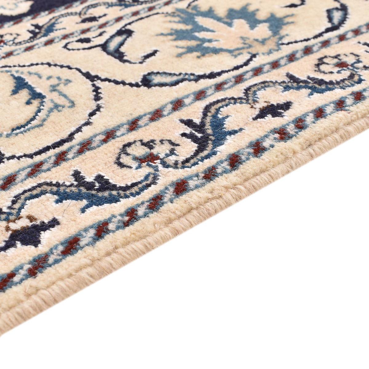 Dywan perski - Nain - 200 x 149 cm - ciemnoniebieski