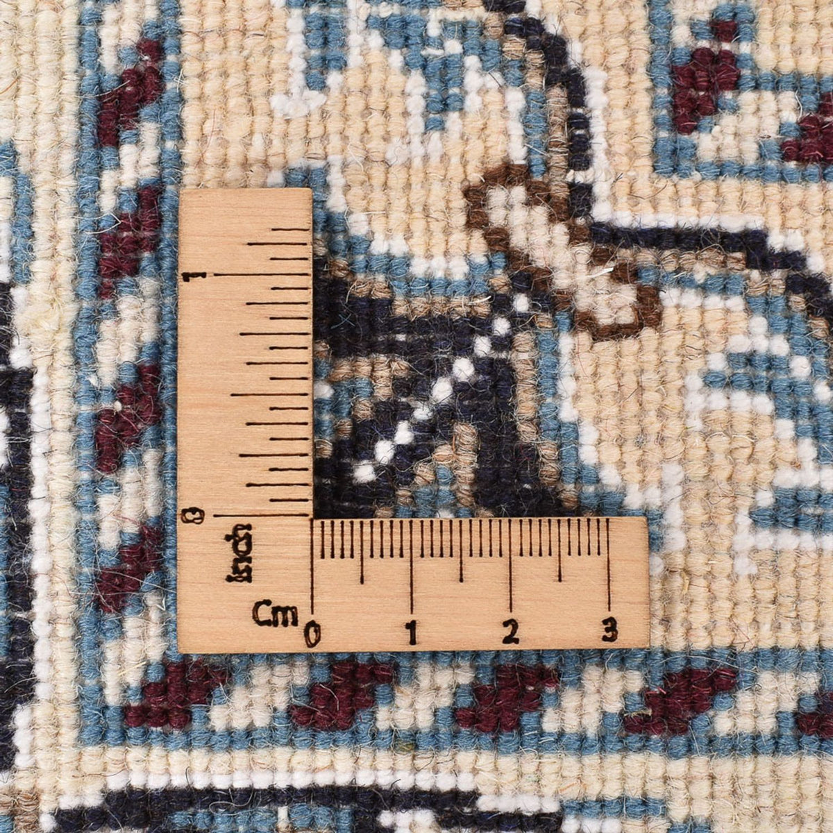 Dywan perski - Nain - 202 x 155 cm - ciemnoniebieski