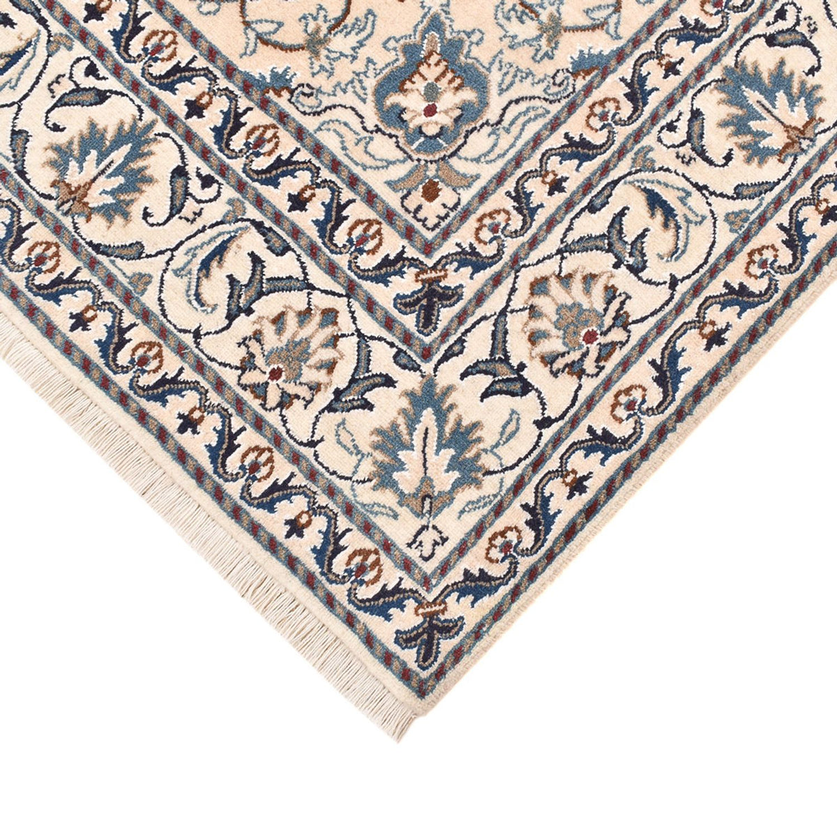 Dywan perski - Nain - 197 x 147 cm - jasny beż