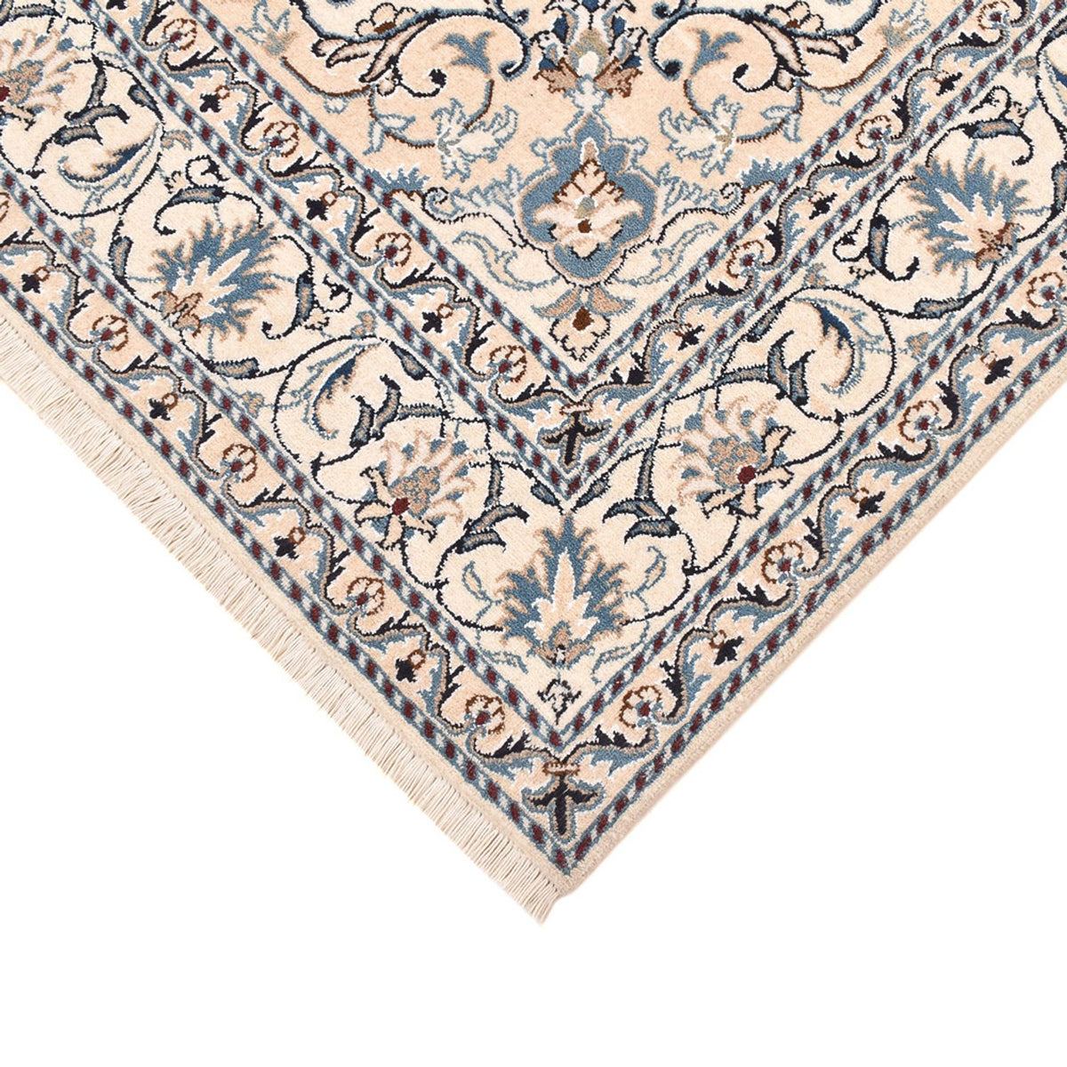 Dywan perski - Nain - 209 x 146 cm - jasny beż