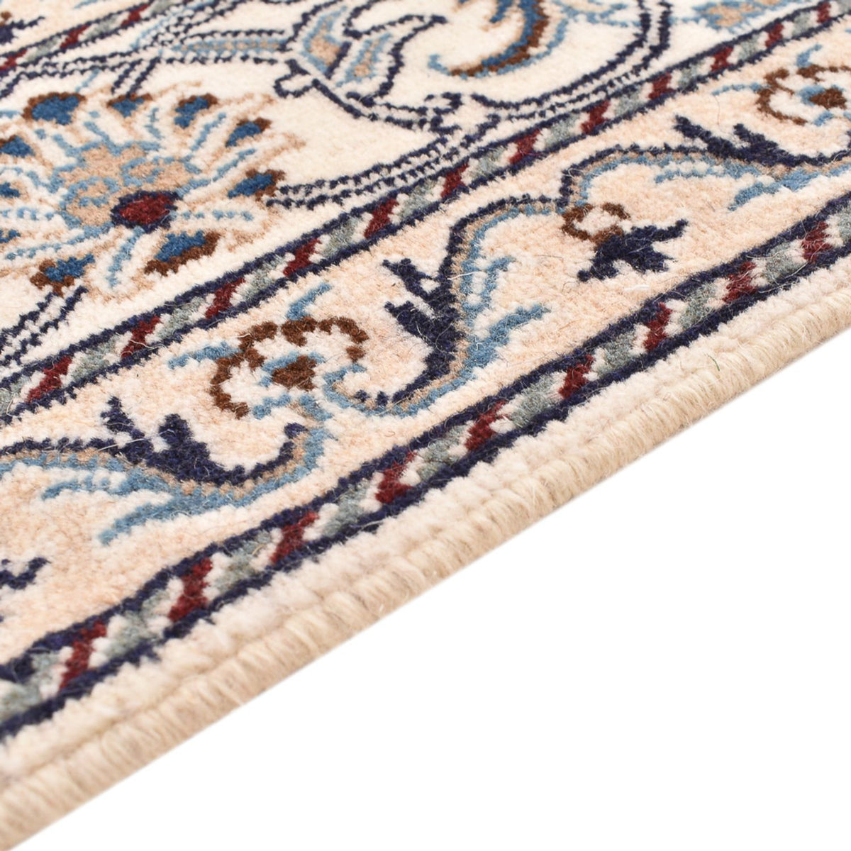 Dywan perski - Nain - 200 x 146 cm - jasnoniebieski