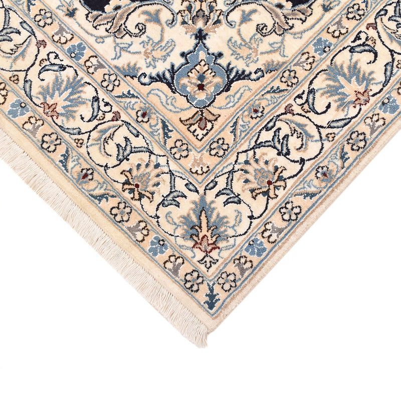 Dywan perski - Nain - 193 x 143 cm - ciemnoniebieski