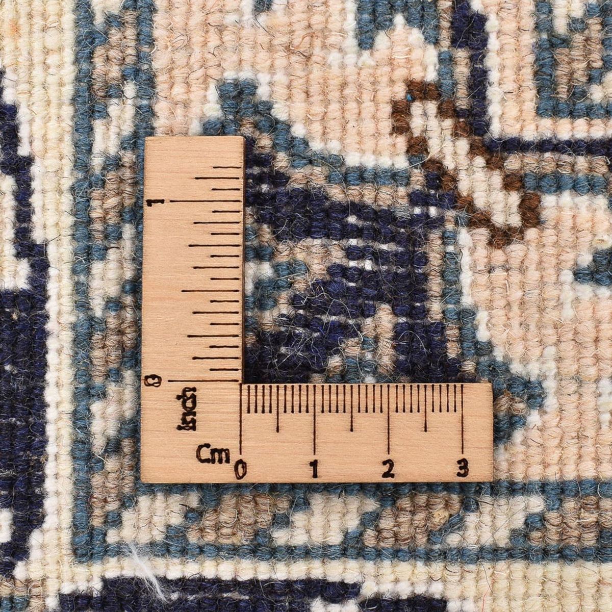 Dywan perski - Nain - 207 x 149 cm - ciemnoniebieski