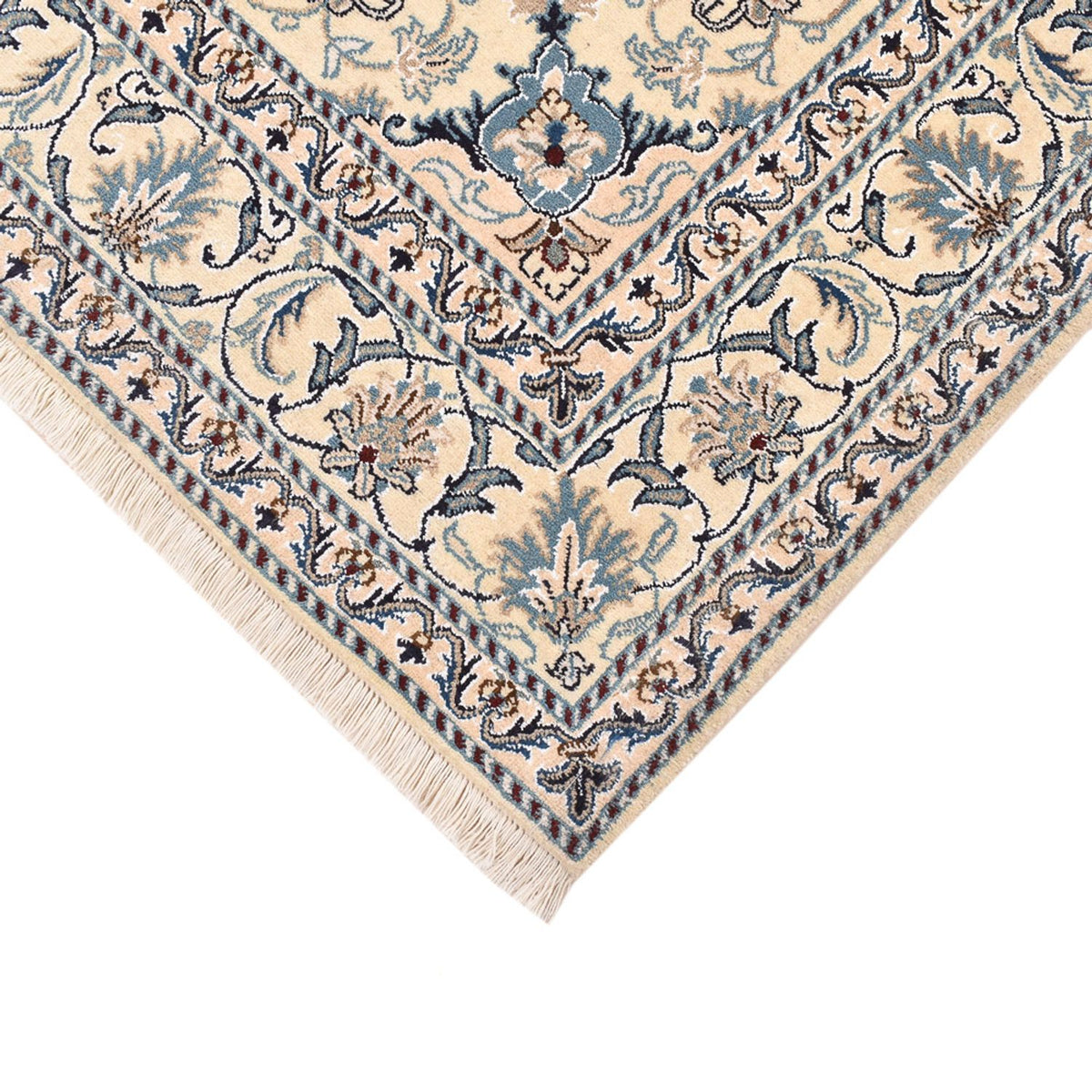 Dywan perski - Nain - 203 x 150 cm - ciemnoniebieski