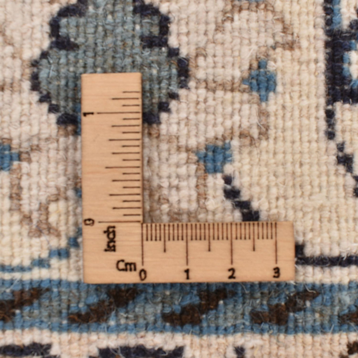 Dywan perski - Nain - 241 x 164 cm - jasny beż