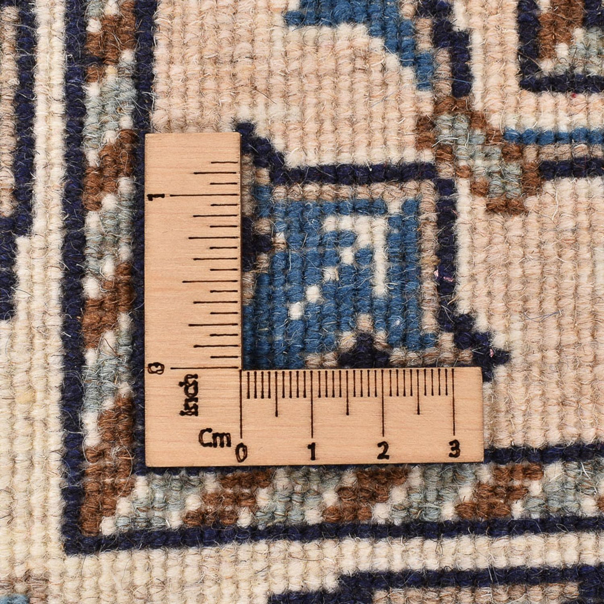 Dywan perski - Nain - 237 x 165 cm - ciemnoniebieski