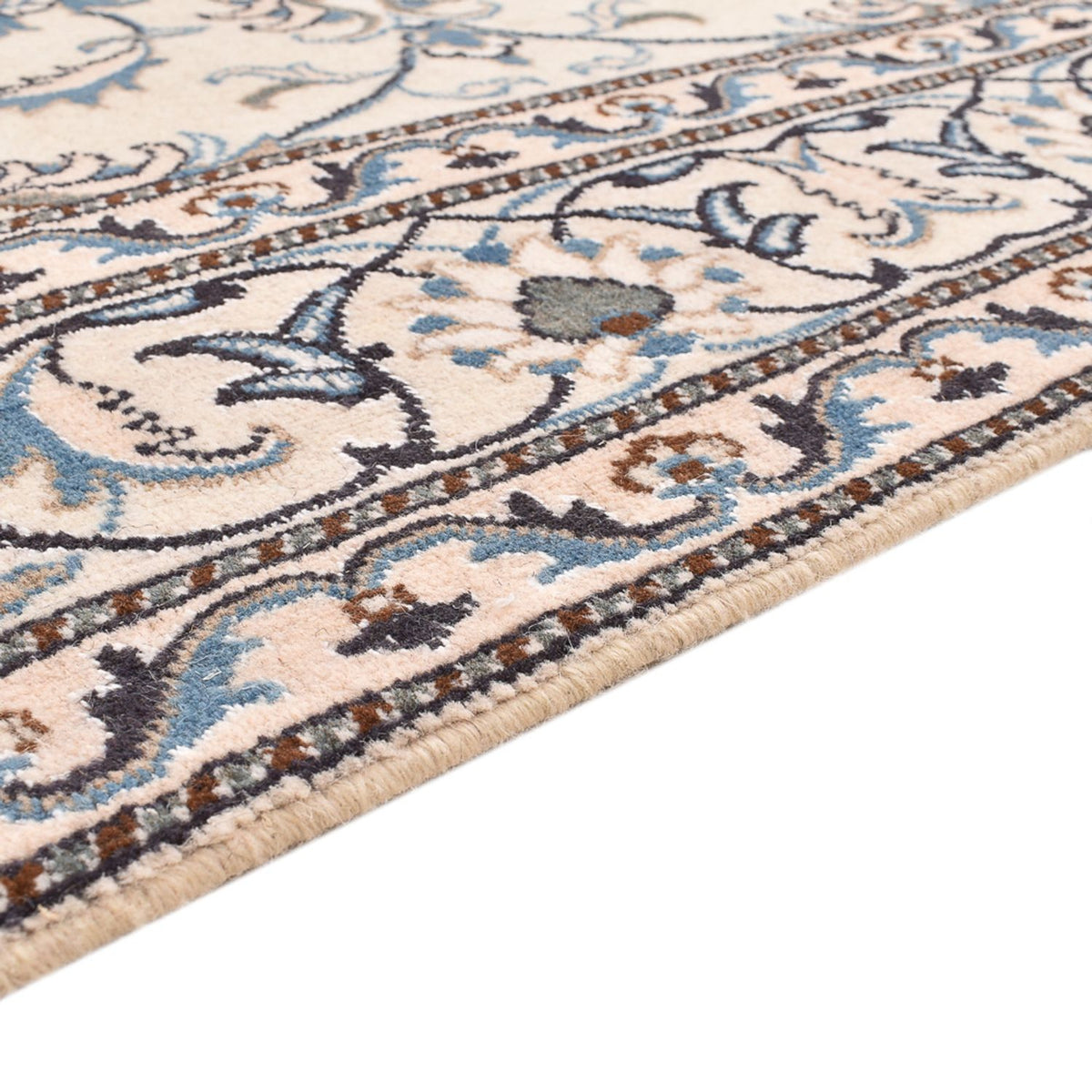 Dywan perski - Nain - 239 x 170 cm - jasny beż