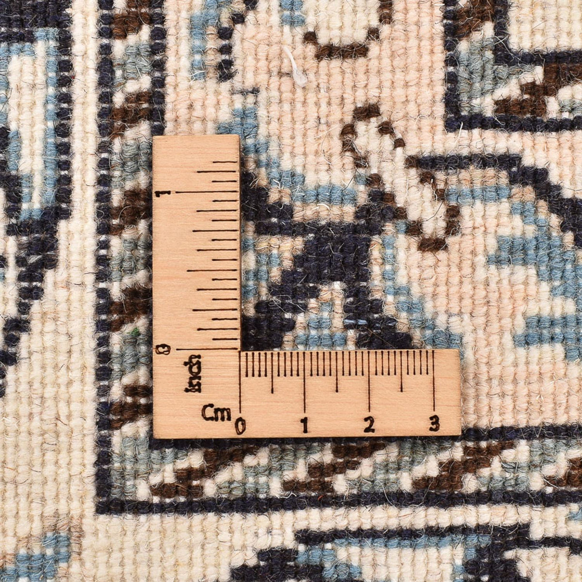 Dywan perski - Nain - 237 x 167 cm - jasny beż