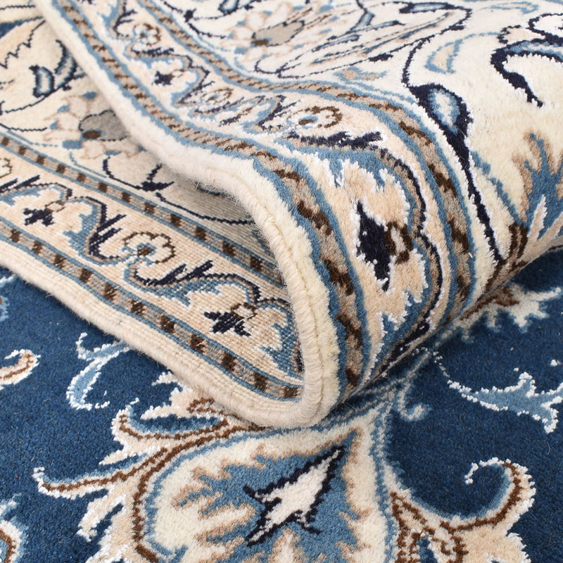 Dywan perski - Nain - 247 x 167 cm - ciemnoniebieski