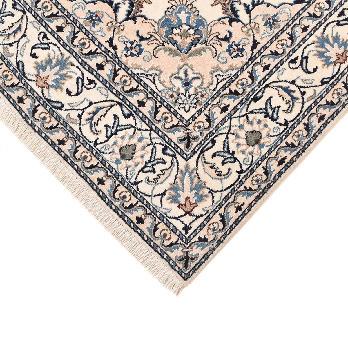 Dywan perski - Nain - 236 x 164 cm - jasny beż