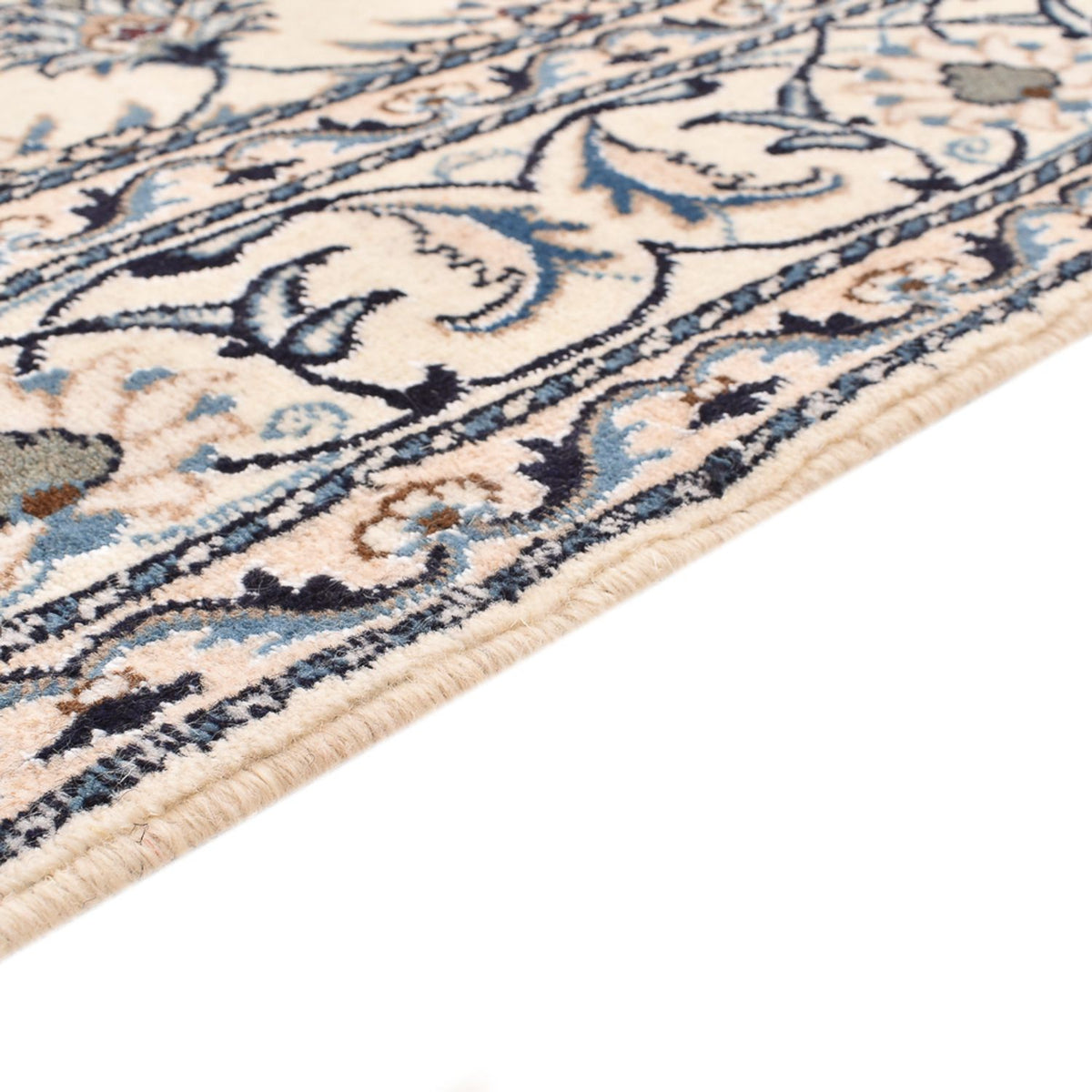 Dywan perski - Nain - 236 x 164 cm - jasny beż