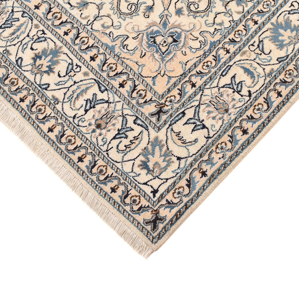 Dywan perski - Nain - 240 x 165 cm - ciemnoniebieski