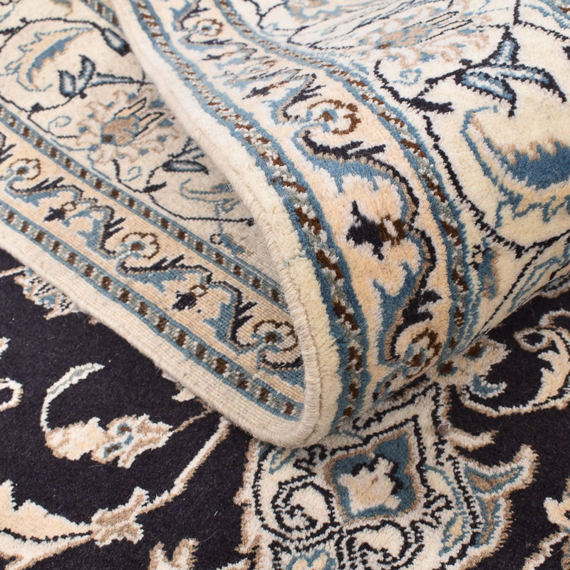 Dywan perski - Nain - 240 x 165 cm - ciemnoniebieski