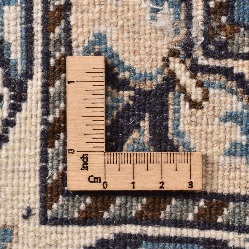 Dywan perski - Nain - 233 x 168 cm - jasnoniebieski