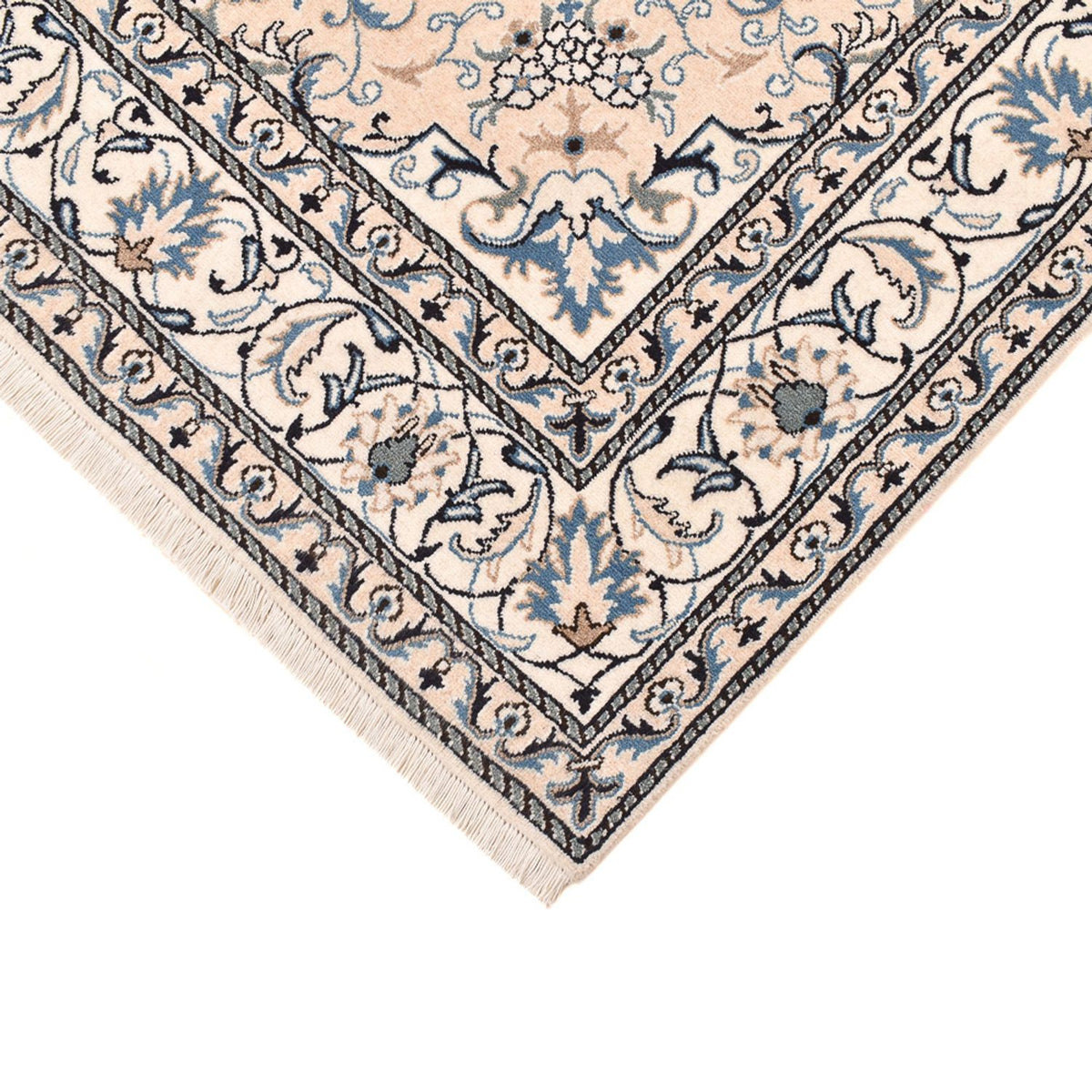 Dywan perski - Nain - 240 x 168 cm - jasny beż