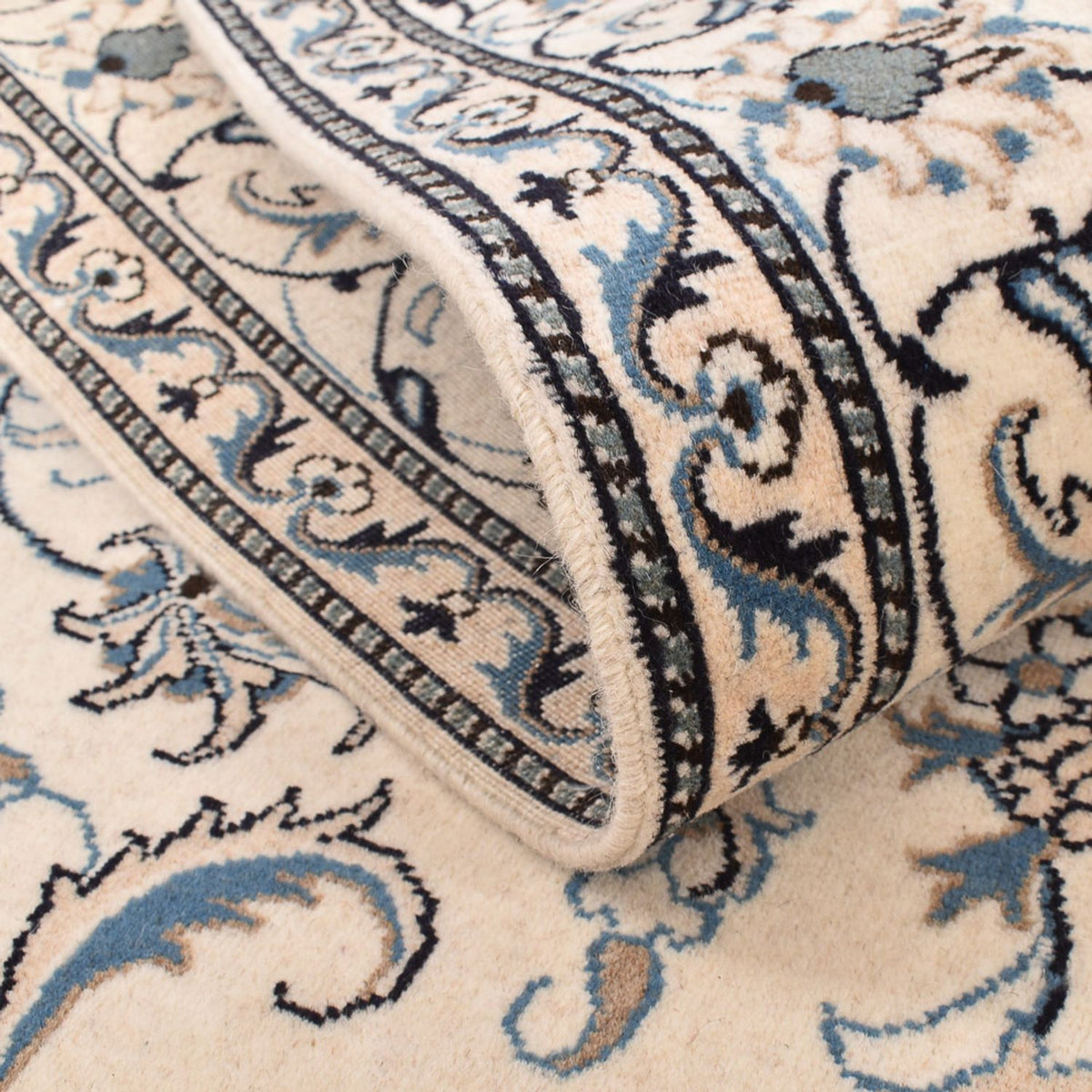 Dywan perski - Nain - 240 x 168 cm - jasny beż