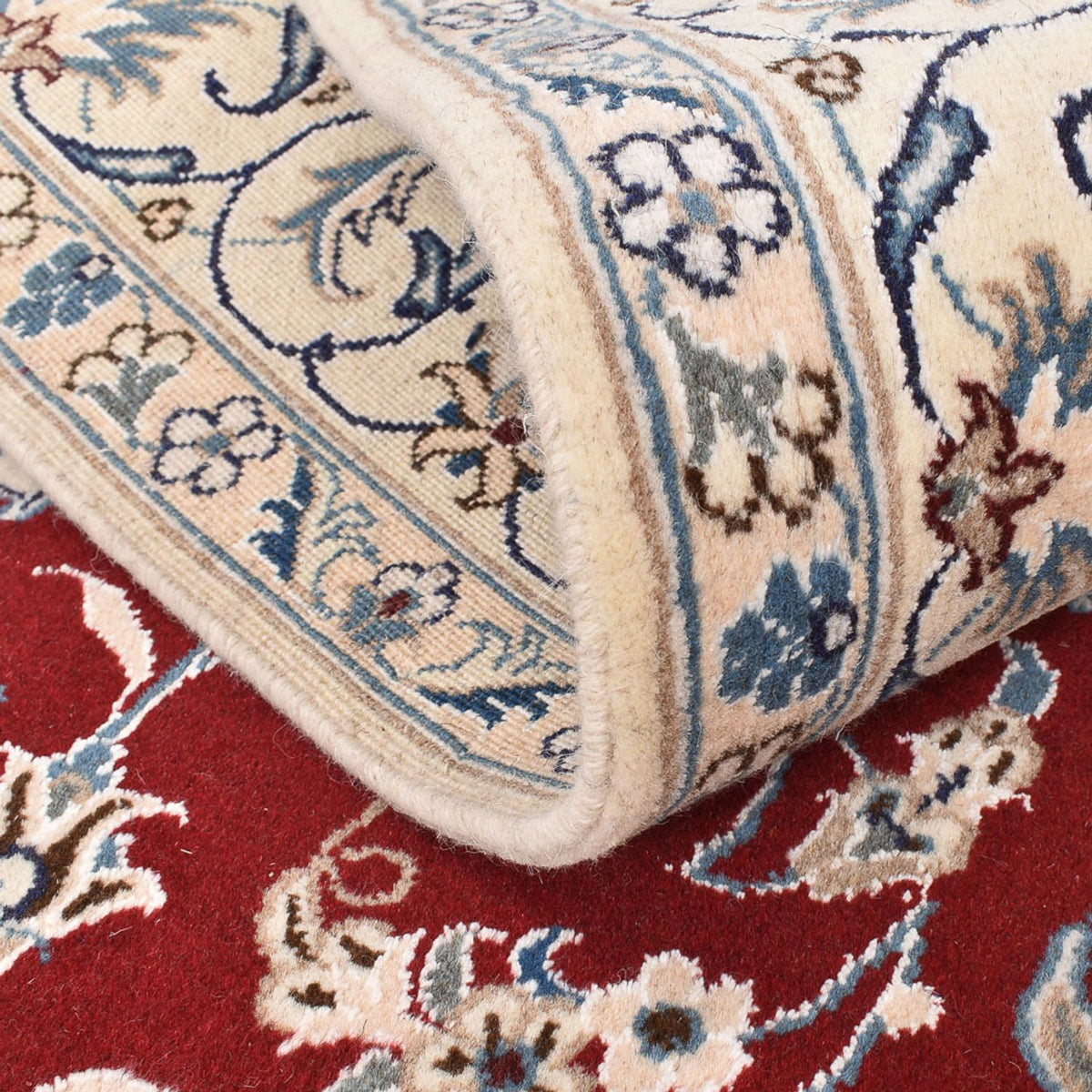 Dywan perski - Nain - 195 x 148 cm - czerwony