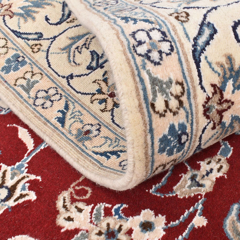 Dywan perski - Nain - 195 x 148 cm - czerwony