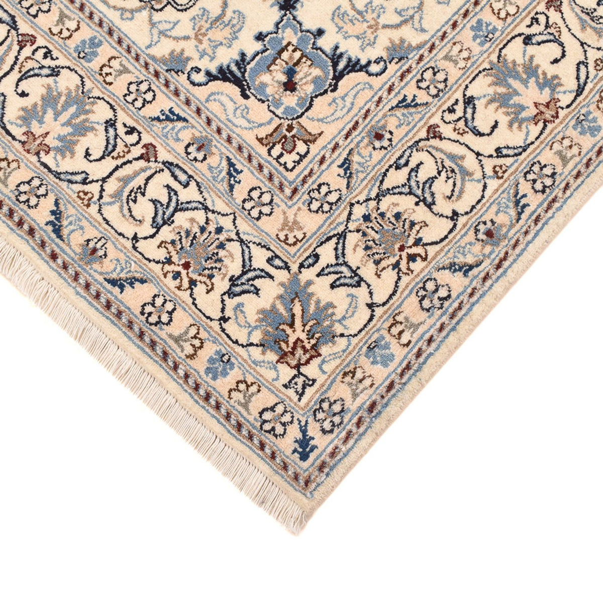 Dywan perski - Nain - 199 x 145 cm - ciemnoniebieski