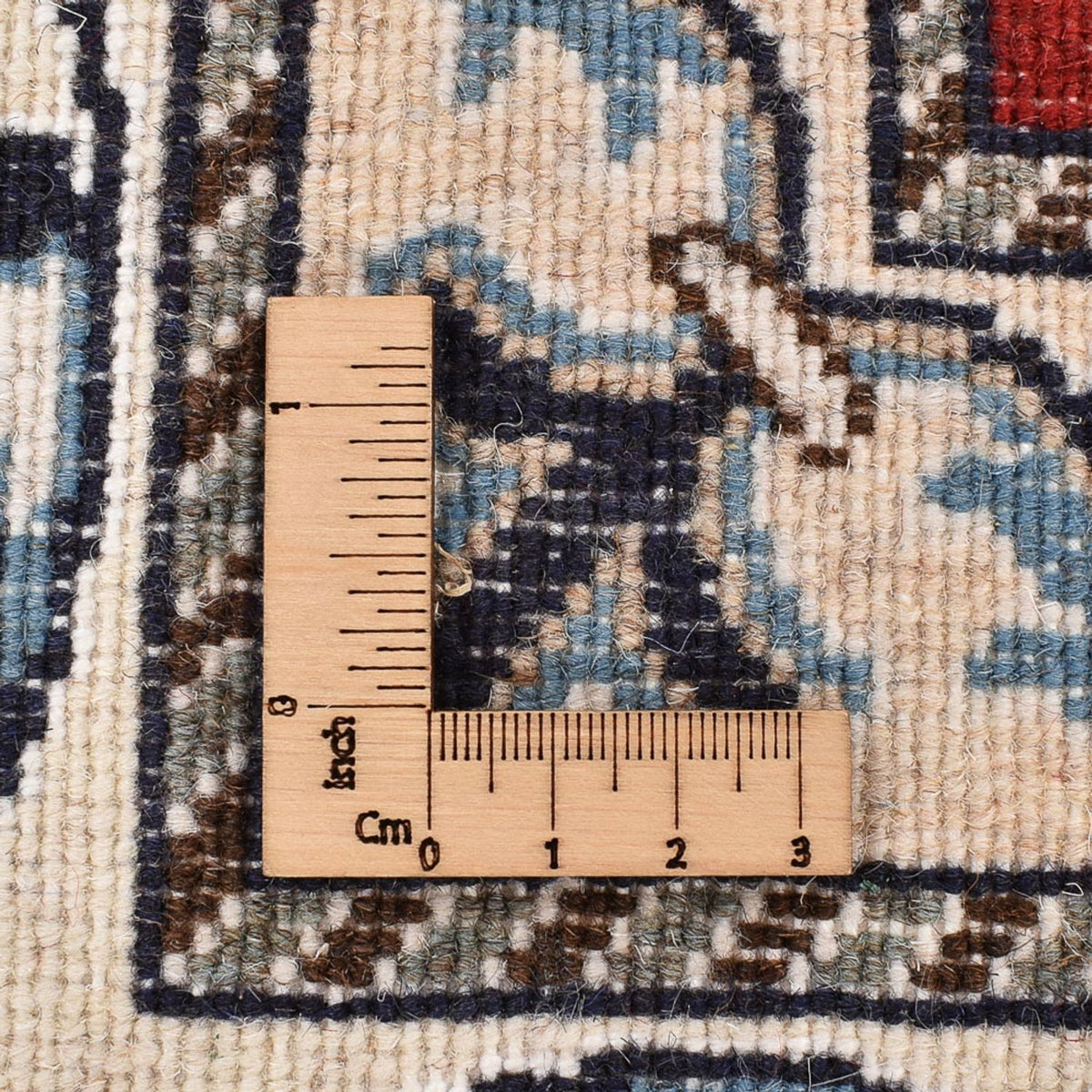 Dywan perski - Nain kwadratowy  - 203 x 193 cm - czerwony