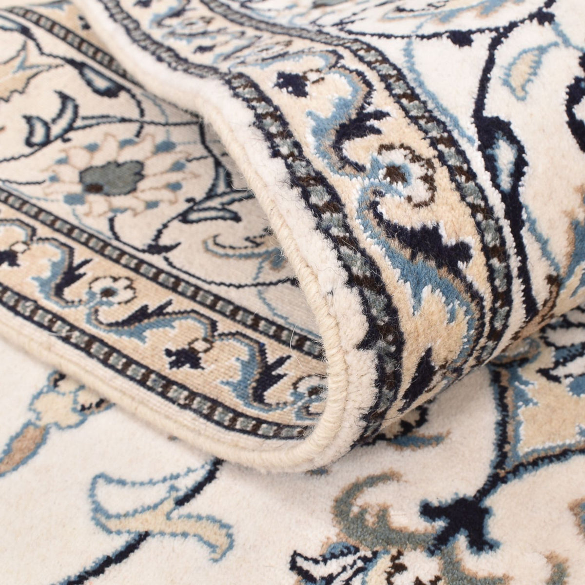 Dywan perski - Nain - 239 x 171 cm - jasny beż