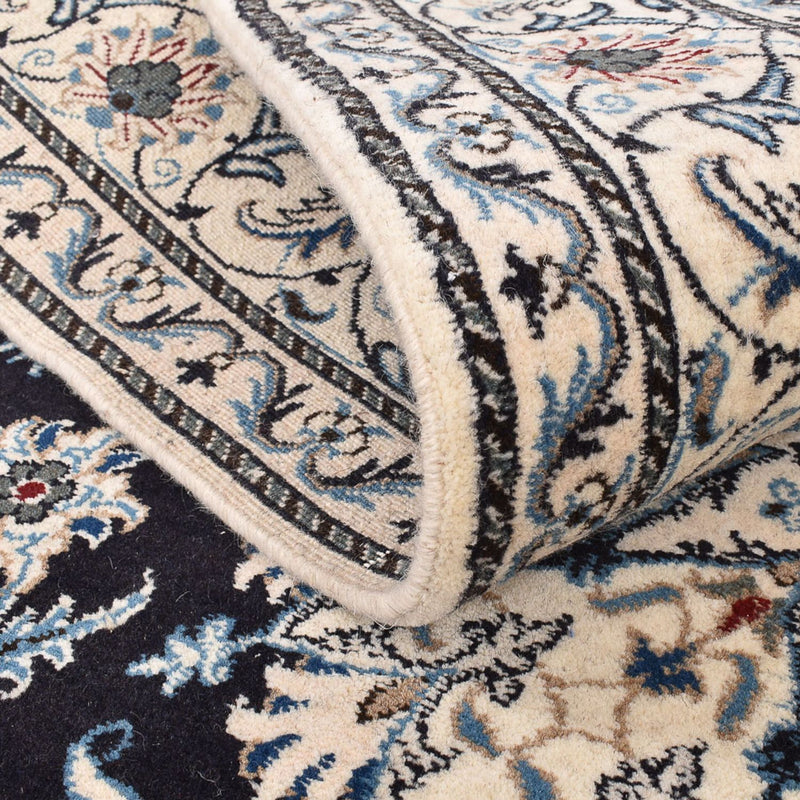 Dywan perski - Nain - 252 x 161 cm - ciemnoniebieski