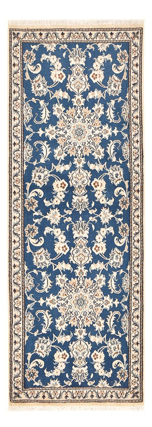 Biegacz Dywan perski - Nain - 209 x 78 cm - niebieski