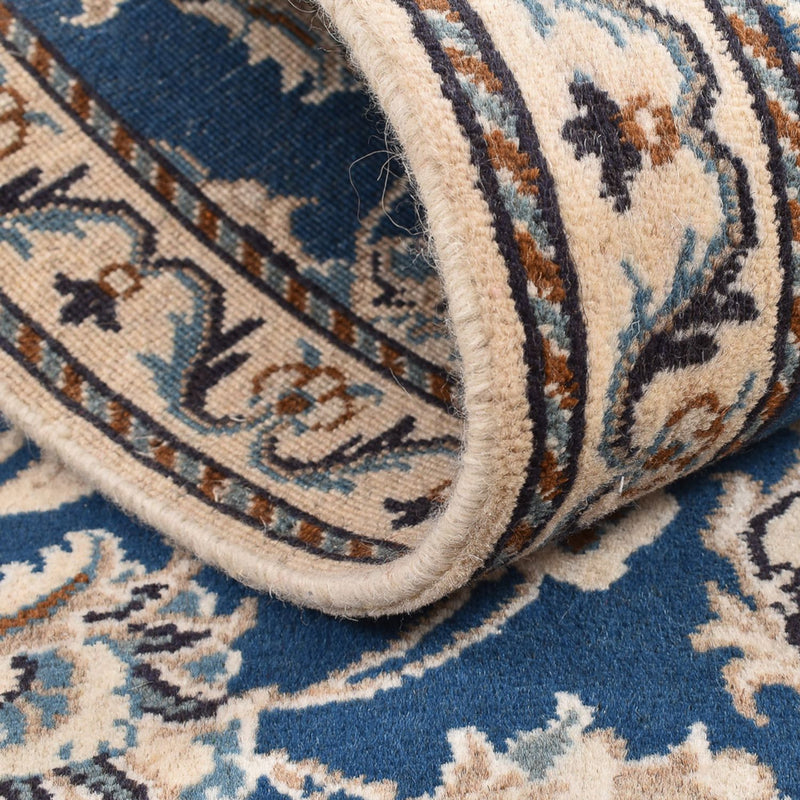 Biegacz Dywan perski - Nain - 209 x 78 cm - niebieski