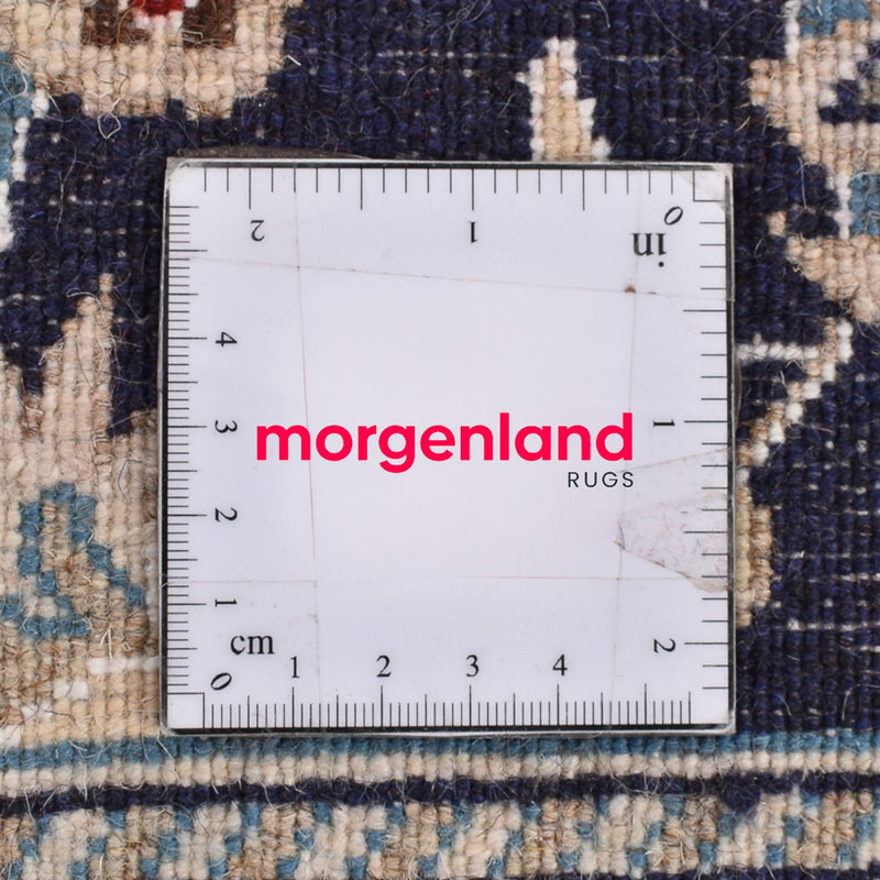 Biegacz Dywan perski - Nain - 206 x 77 cm - ciemnoniebieski