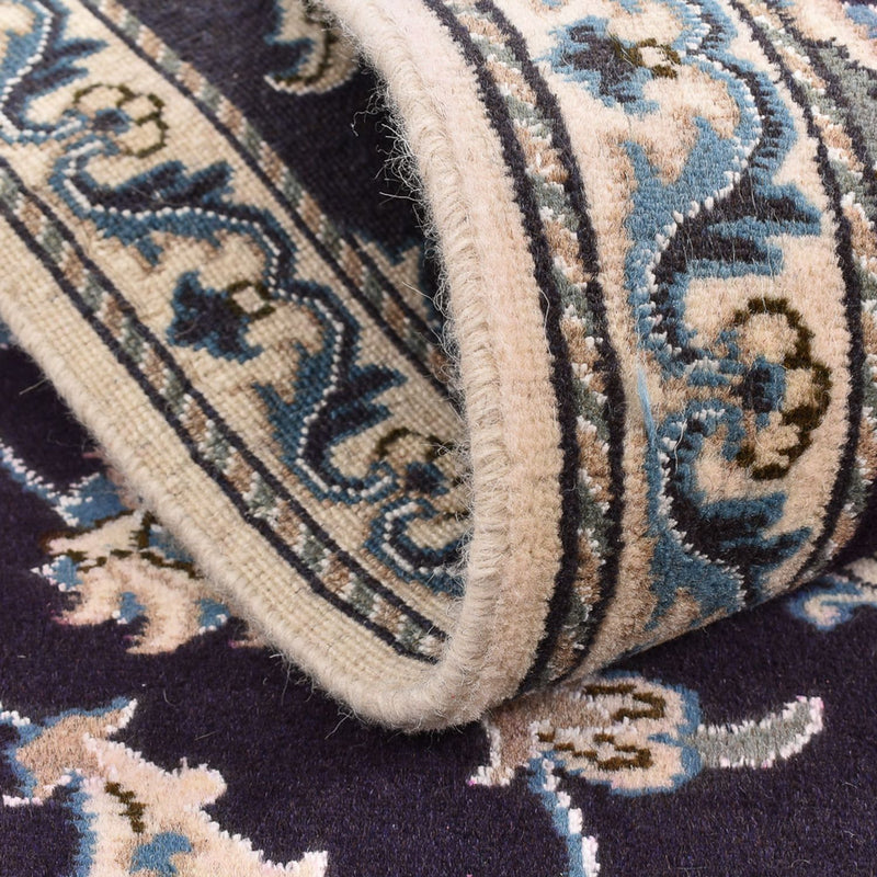 Biegacz Dywan perski - Nain - 200 x 78 cm - ciemnoniebieski