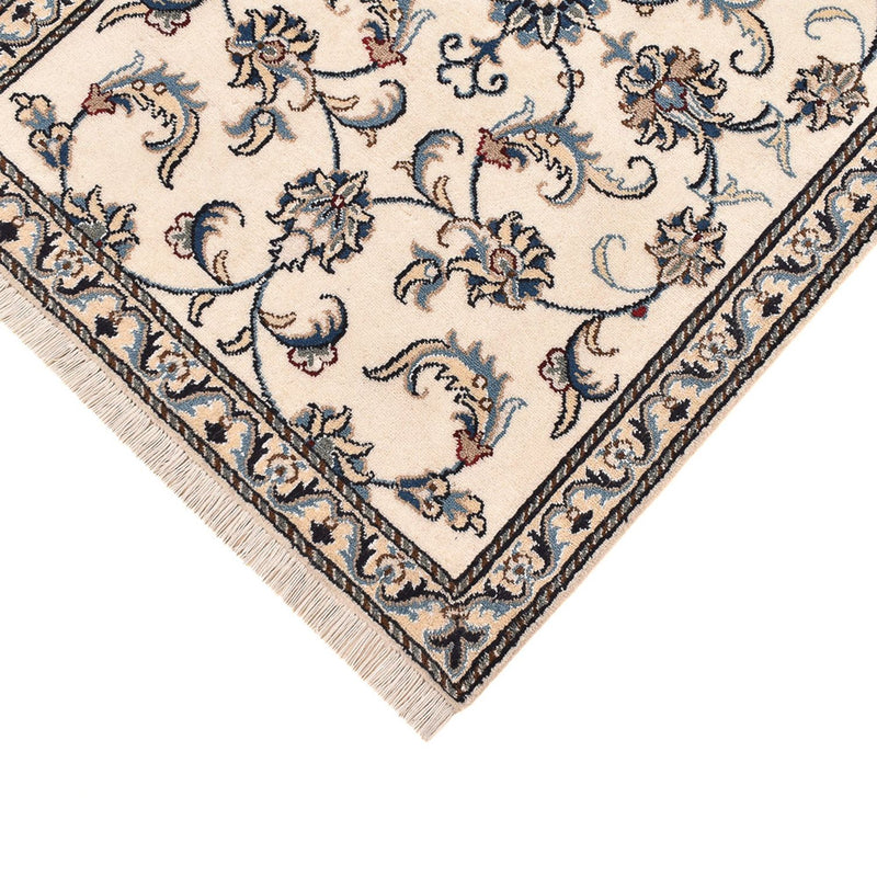 Biegacz Dywan perski - Nain - 298 x 78 cm - biały