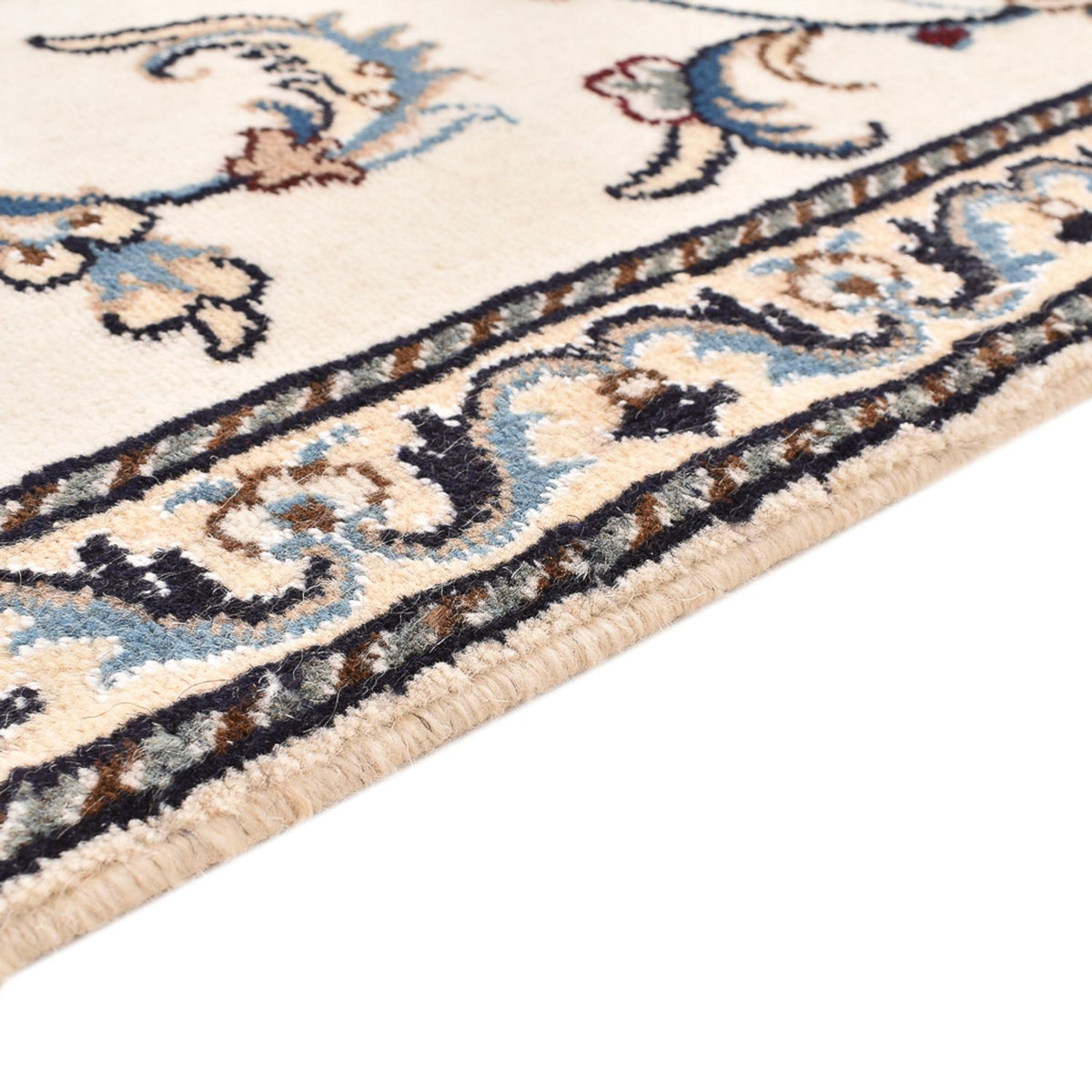 Biegacz Dywan perski - Nain - 298 x 78 cm - biały