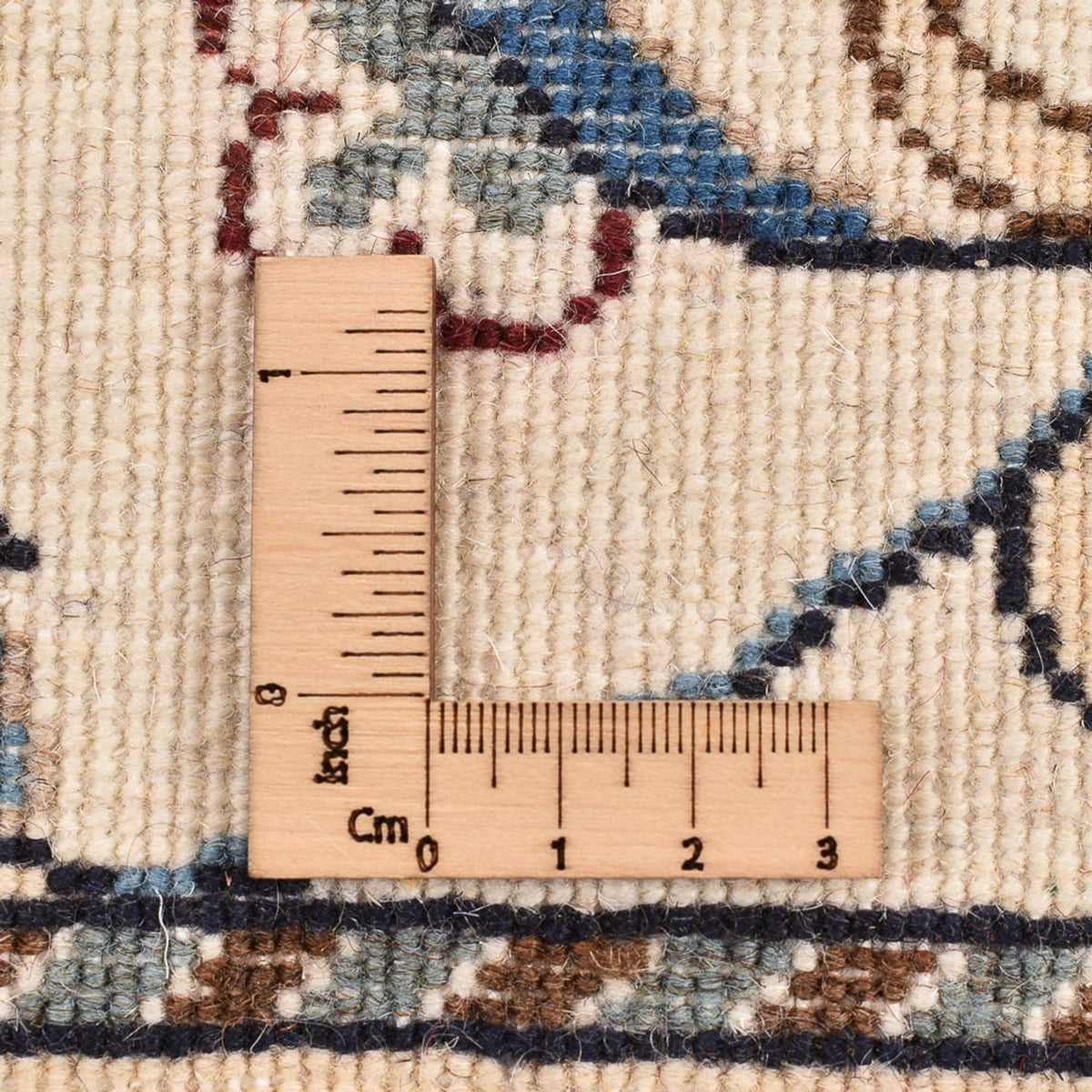 Biegacz Dywan perski - Nain - 298 x 78 cm - biały