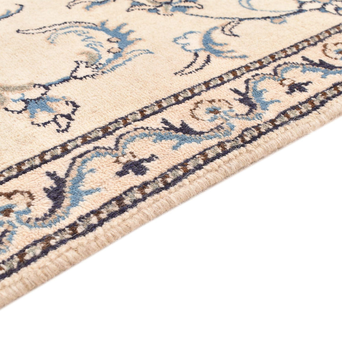 Biegacz Dywan perski - Nain - 307 x 78 cm - biały