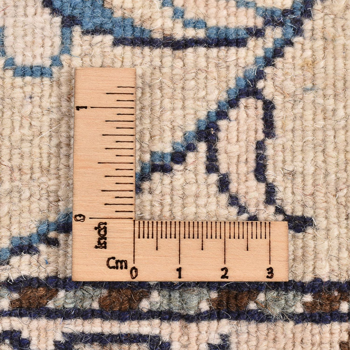 Biegacz Dywan perski - Nain - 307 x 78 cm - biały