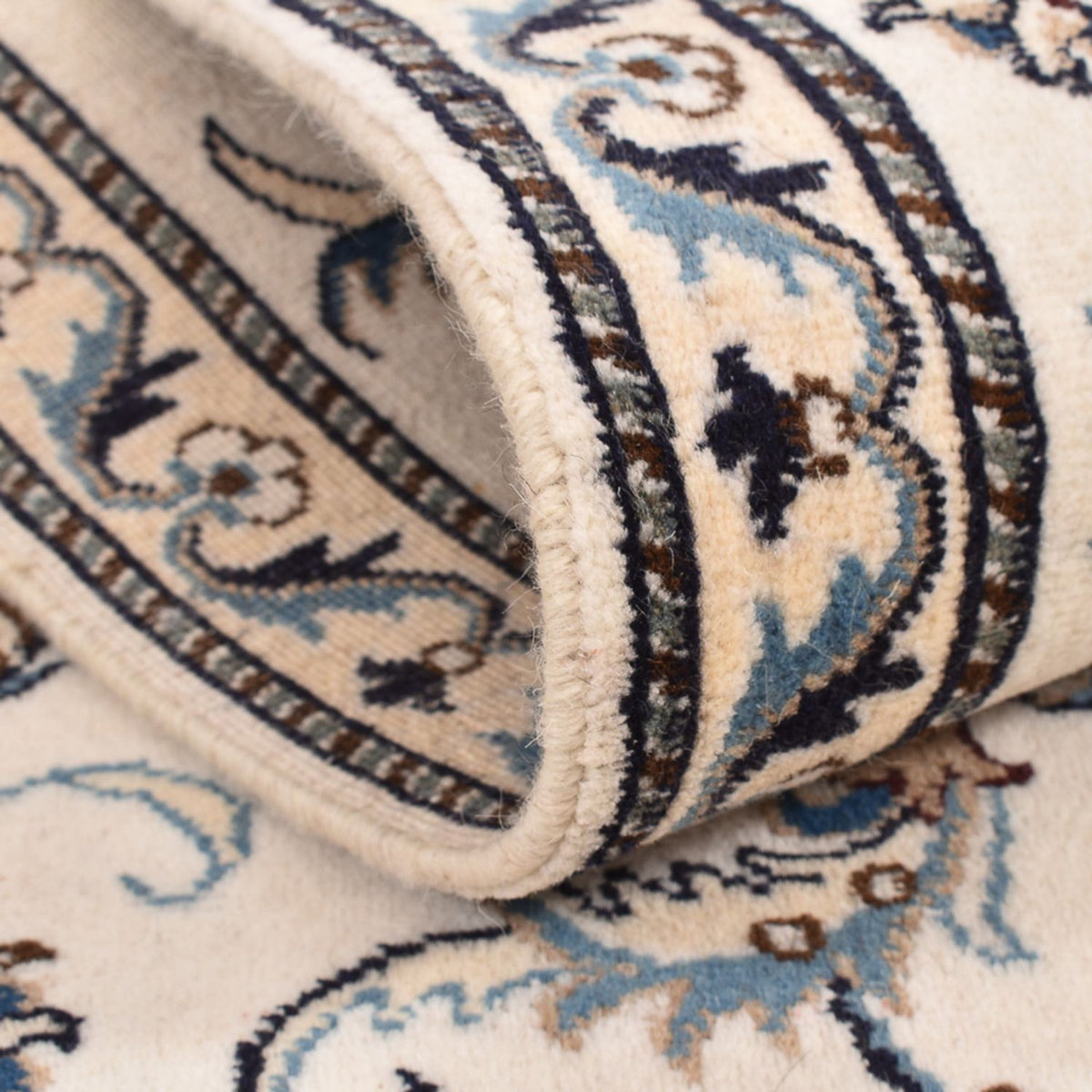 Biegacz Dywan perski - Nain - 289 x 77 cm - biały