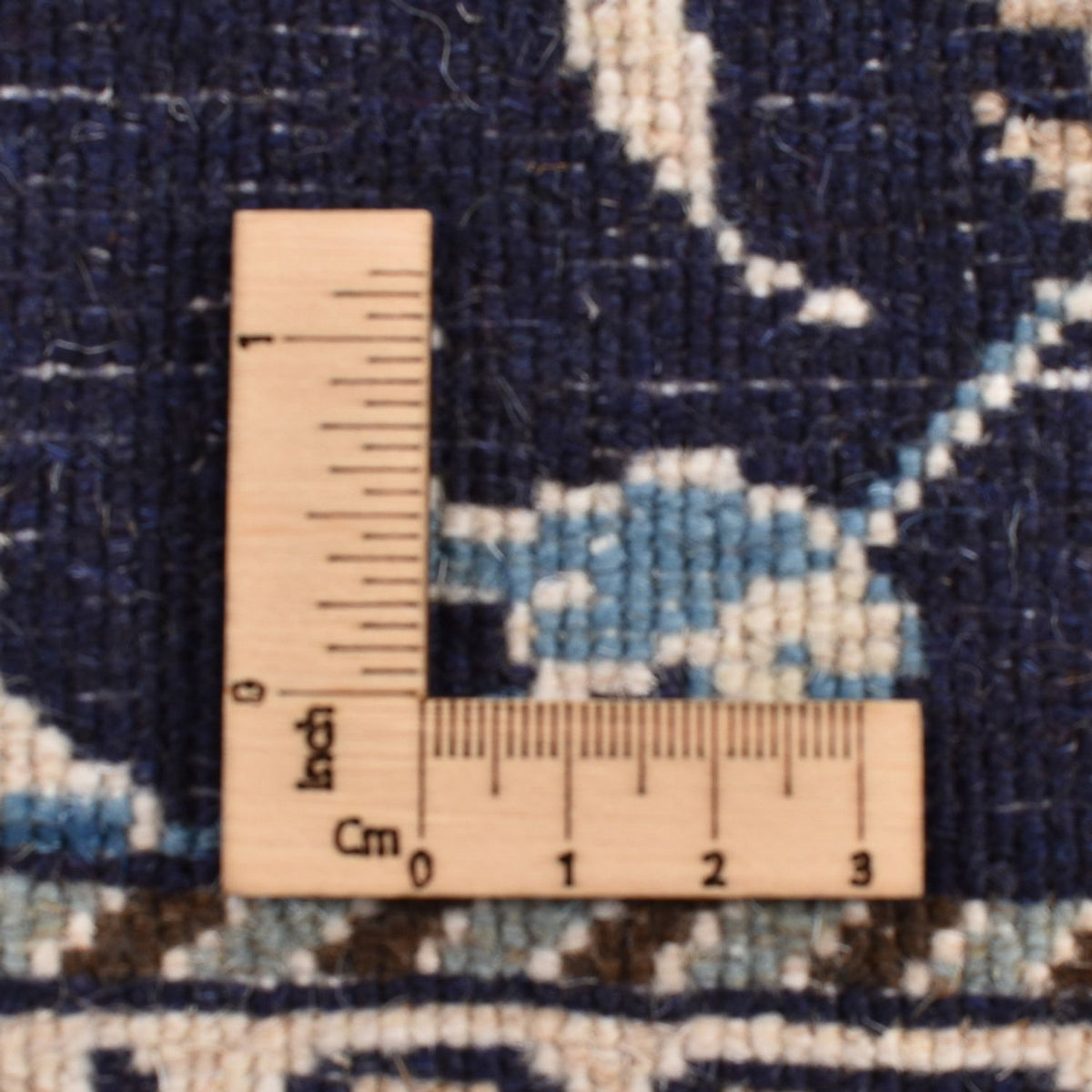 Biegacz Dywan perski - Nain - 292 x 78 cm - ciemnoniebieski