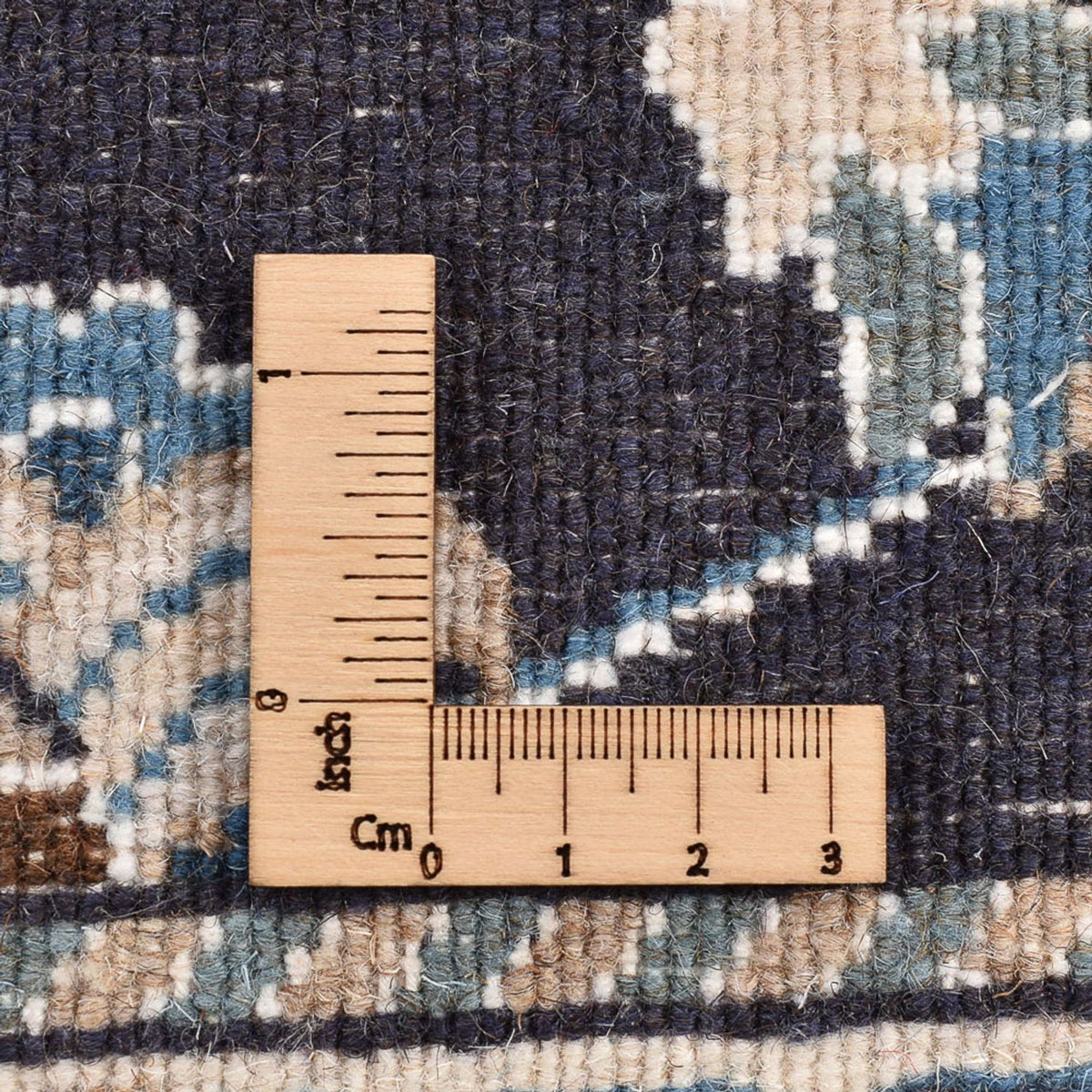 Biegacz Dywan perski - Nain - 250 x 80 cm - ciemnoniebieski