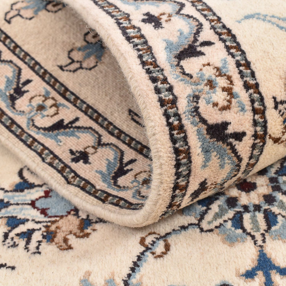 Biegacz Dywan perski - Nain - 286 x 80 cm - beżowy