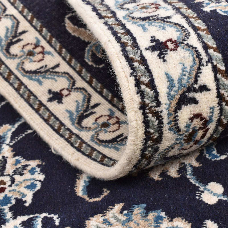 Biegacz Dywan perski - Nain - 290 x 79 cm - ciemnoniebieski