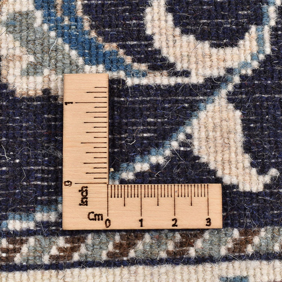 Biegacz Dywan perski - Nain - 290 x 79 cm - ciemnoniebieski