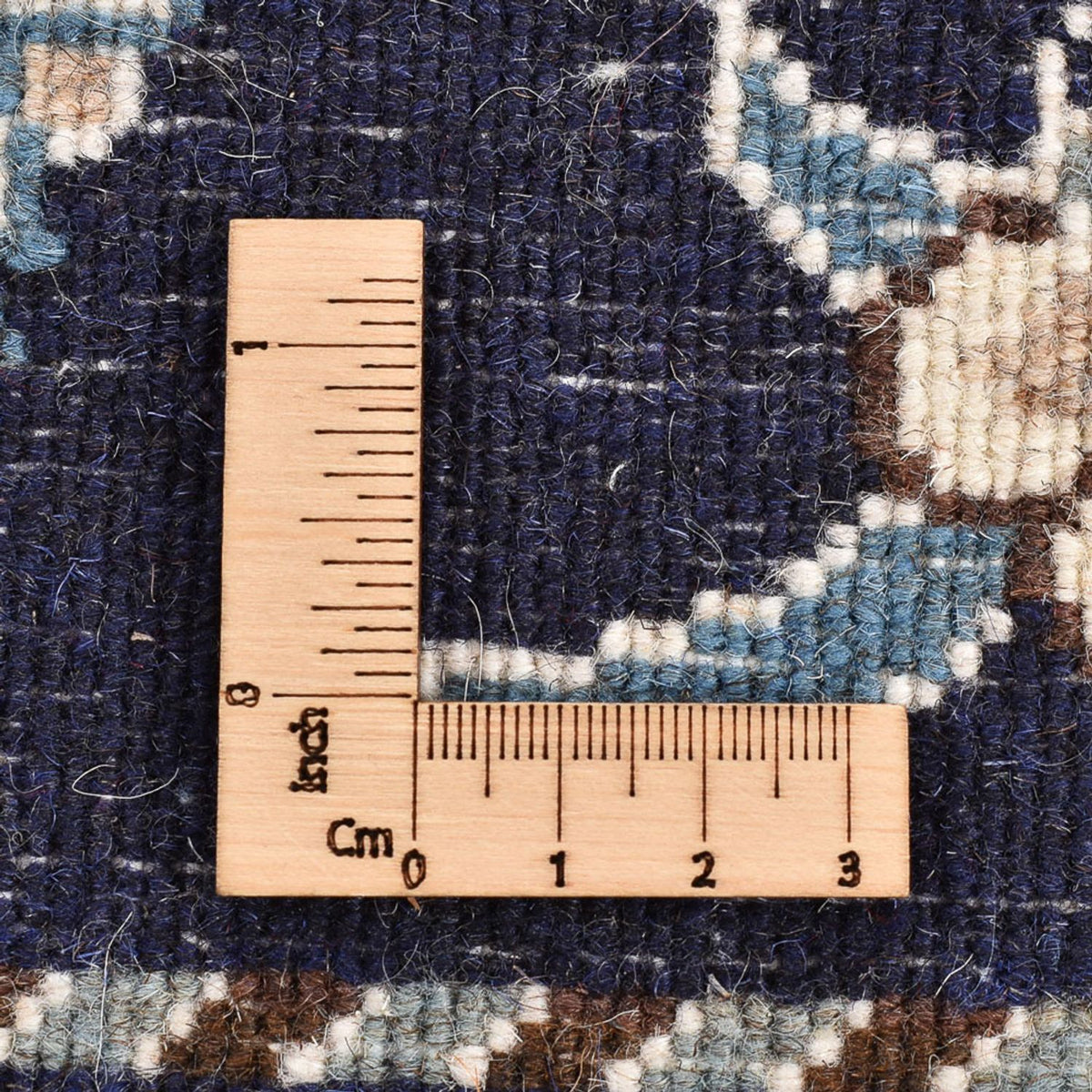 Dywan perski - Nain - 137 x 87 cm - ciemnoniebieski