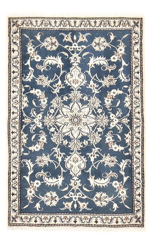 Dywan perski - Nain - 138 x 89 cm - niebieski