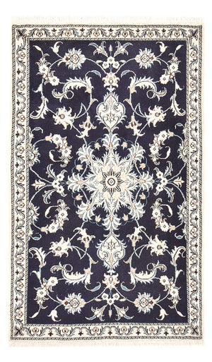 Dywan perski - Nain - 150 x 90 cm - ciemnoniebieski