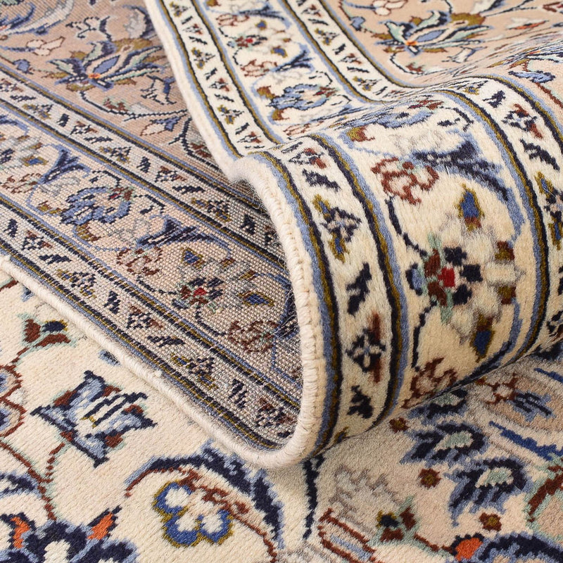 Dywan perski - Keshan - 405 x 295 cm - ciemny beż