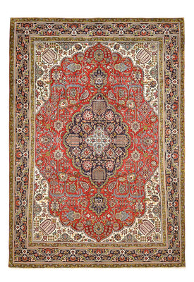 Dywan perski - Tabriz - 347 x 242 cm - jasna czerwień