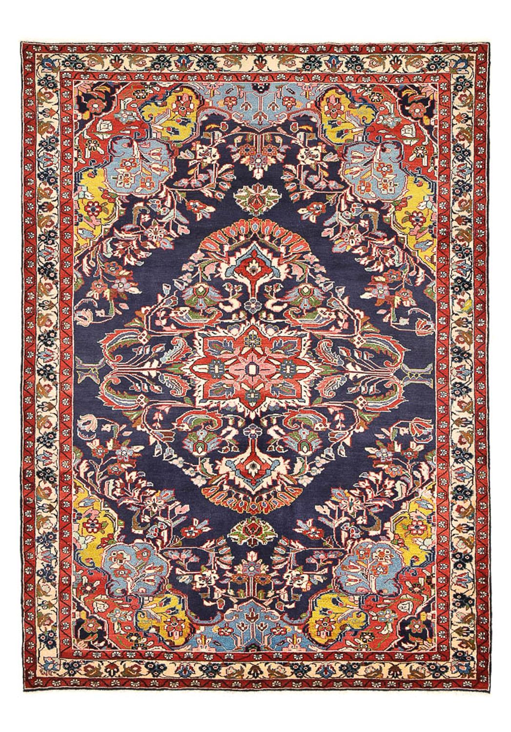 Dywan perski - Klasyczny - 311 x 215 cm - ciemnoniebieski